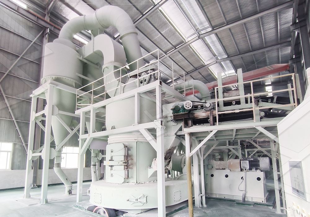 Limestone grinding process in European mill