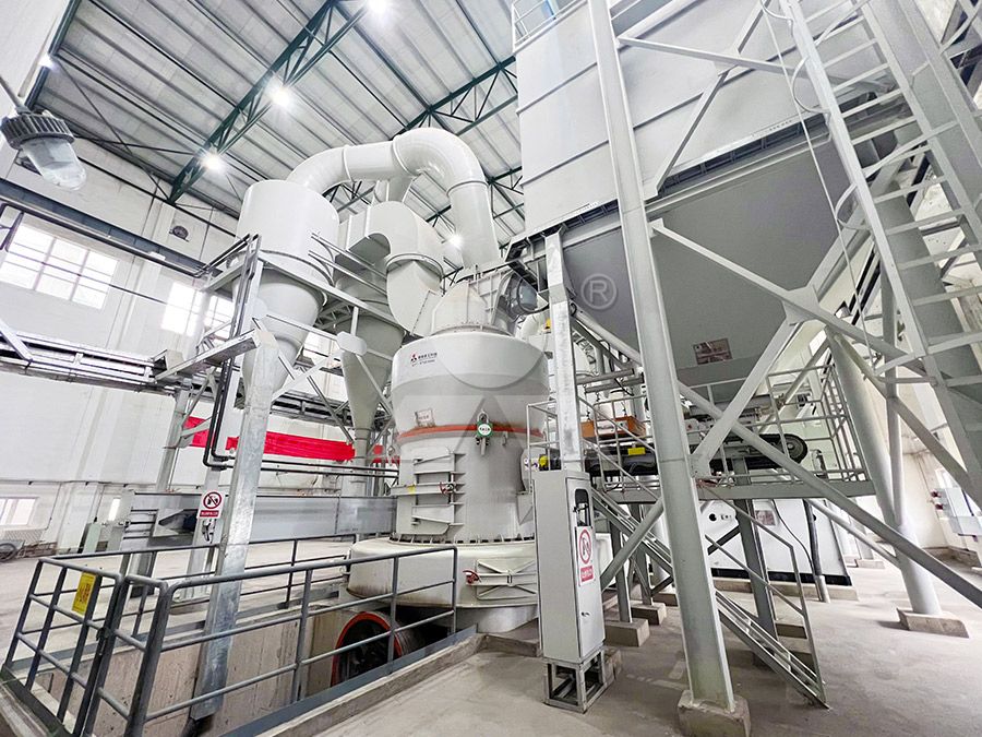 Limestone grinding process in industrial mill