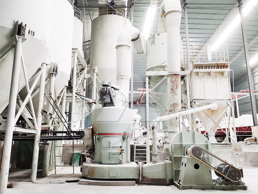 Material grinding process in Raymond Mill