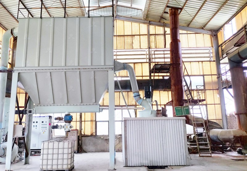 Internal mechanism of an ultrafine grinding mill