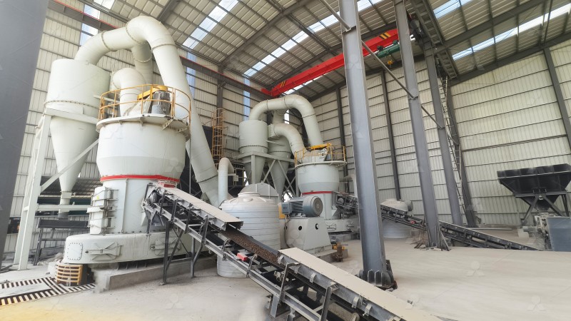 MTW mill grinding chamber internal structure
