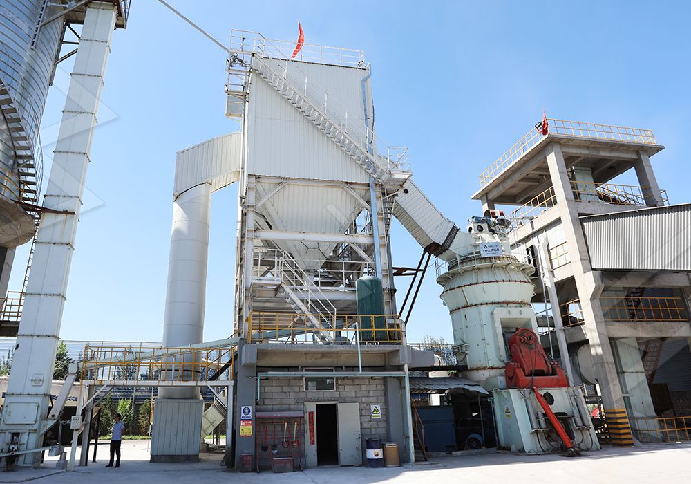 Vertical mill in power plant desulfurization