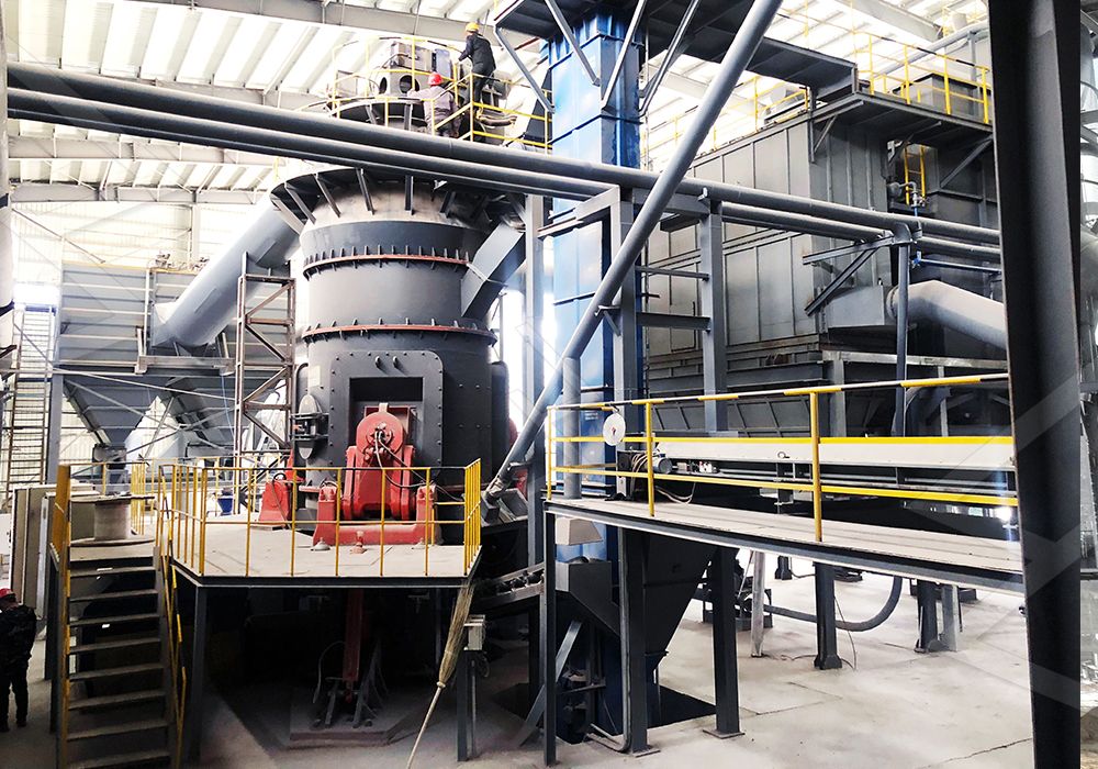 Vertical mill grinding chamber operation