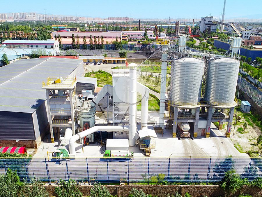 LM130 Vertical Mill installation in a plant