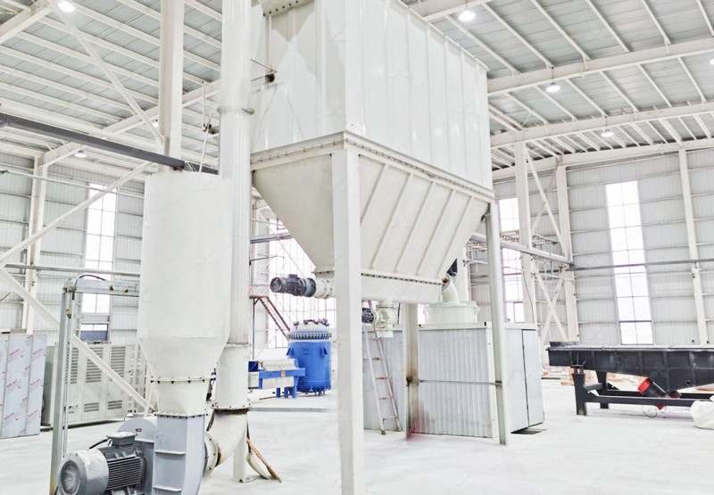 MW Ultrafine Mill processing dolomite in a plant