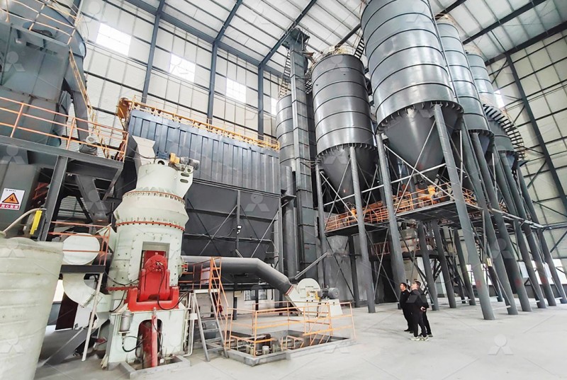 Complete industrial grinding plant with vertical mill