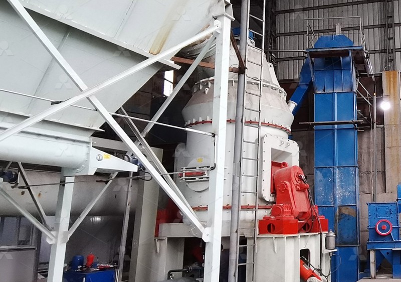 Industrial application of vertical grinding mill in a production line
