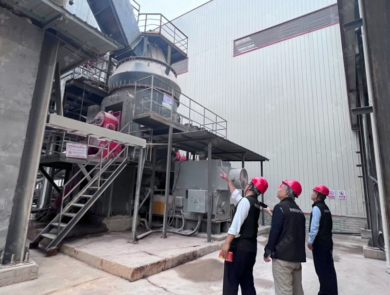 Vertical mill grinding chamber for lime processing