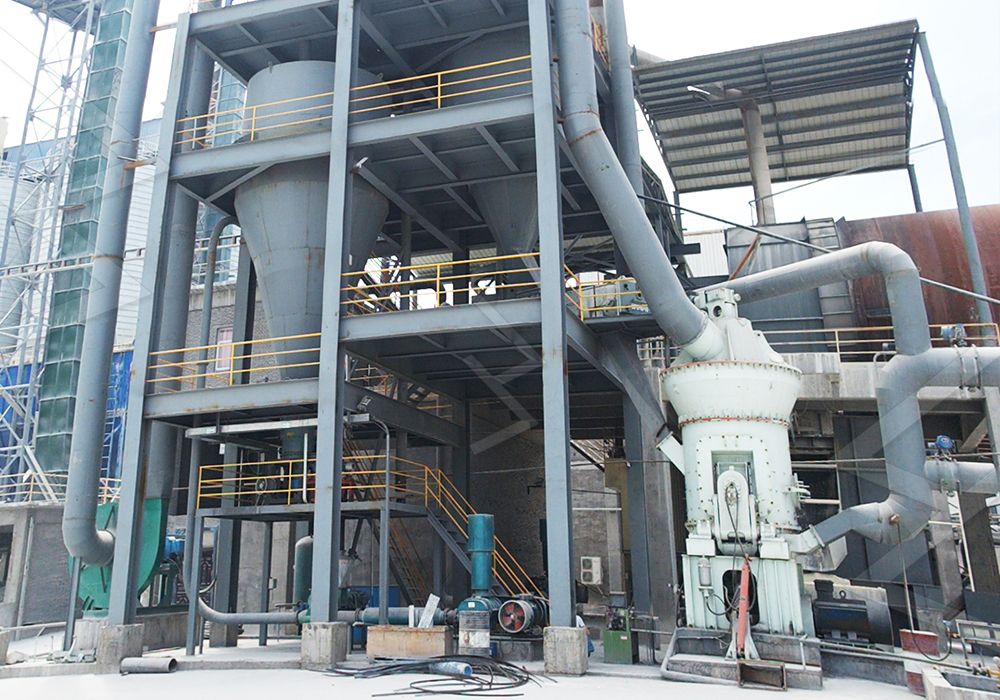 Slag Grinding Facility Industrial Setting